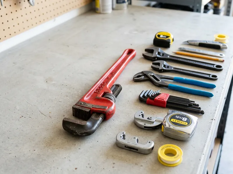 Professional plumbers in Perrytown, AR equipped with top-tier tools for residential and commercial plumbing services.